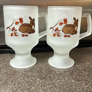 TIARA EXCLUSIVES 86’ FROSTY PEDESTAL MUGS